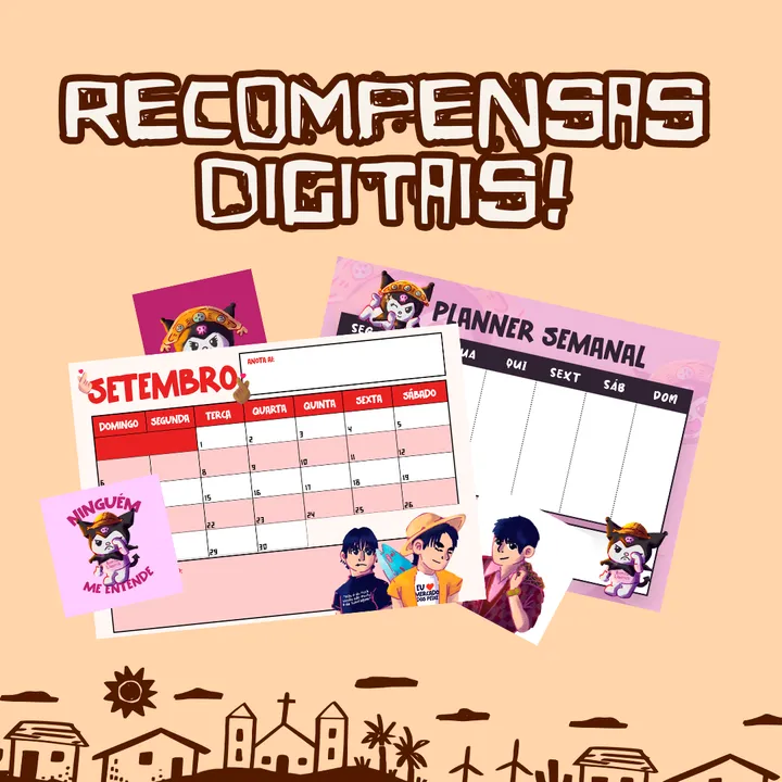 Recompensas Digitais - Agosto!