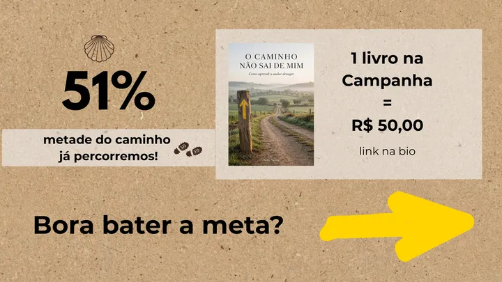 51% da meta percorrida.