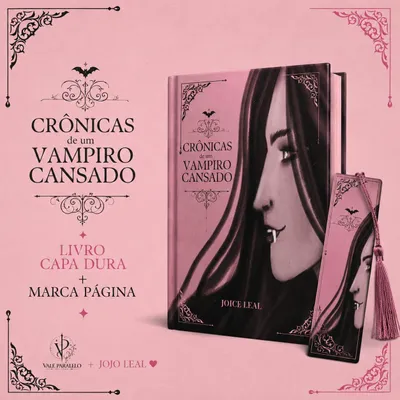 Capa dura - Crônicas de um vampiro cansado + Marca página