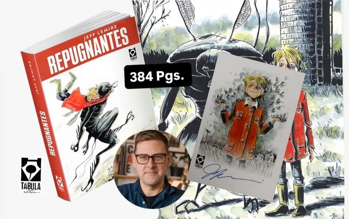 JEFF LEMIRE: REPUGNANTES (COM BOOKPLATE NA CANETA!!)
