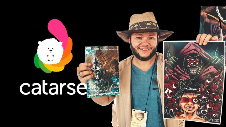 Bate-papo com o quadrinista e editor, Eberton Ferreira.