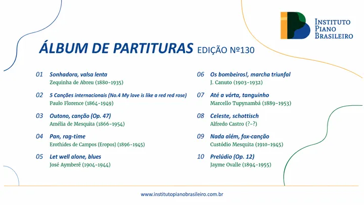 Álbum de partituras IPB nº 130