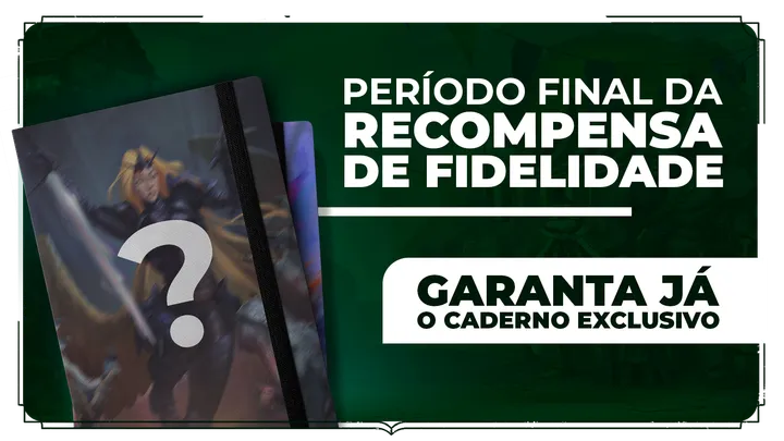 É a sua última chance de migrar sua assinatura para o site e garantir o brinde de fidelidade da Dragão Brasil!