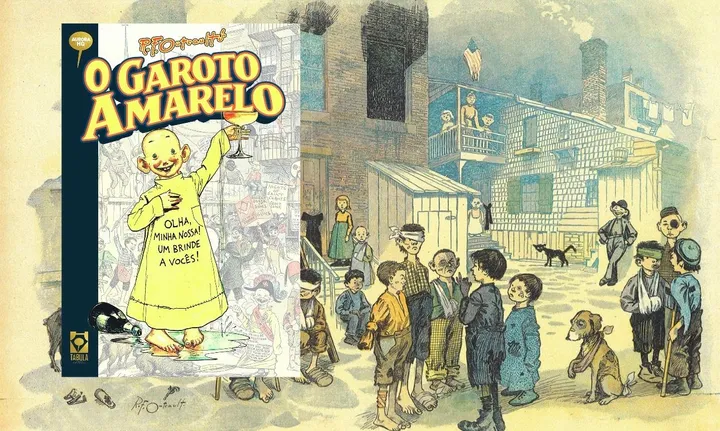 O GAROTO AMARELO (YELLOW KID) - OMNIBUS NEW
