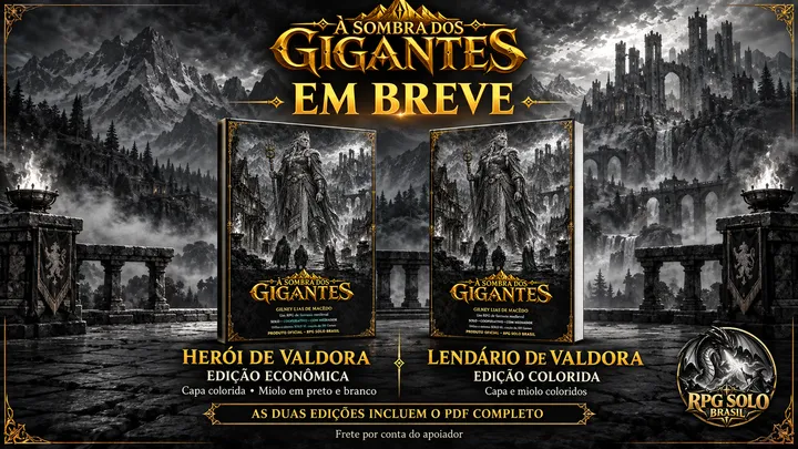 📖 Os gigantes de Valdora estão chegando à sua estante!