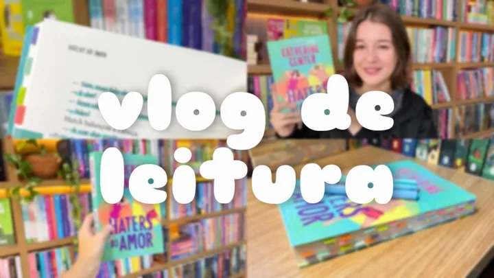 Vlog de leitura de Haters do Amor🏖️