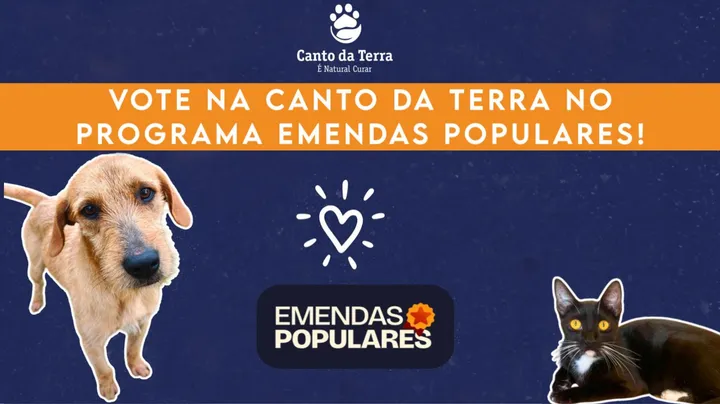 Seu apoio já muda vidas. Agora, seu voto também pode mudar.