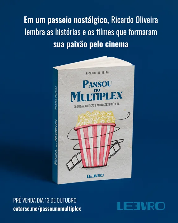 Nostalgia e cinema: apoie o novo livro de Ricardo Oliveira