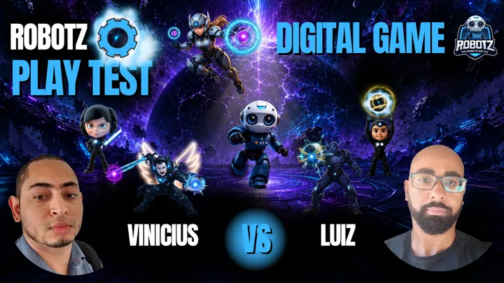 VOCÊ + 1 AMIGO EM UMA BATALHA  ROBOTZ.