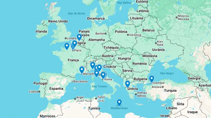 Mapa | O Conde de Monte Cristo