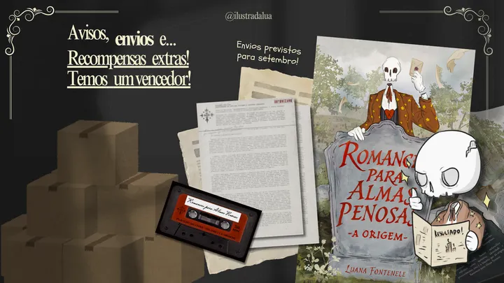 Quase lá: setembro será o mês dos envios! E... vocês ganharam um prêmio extra? Yay!