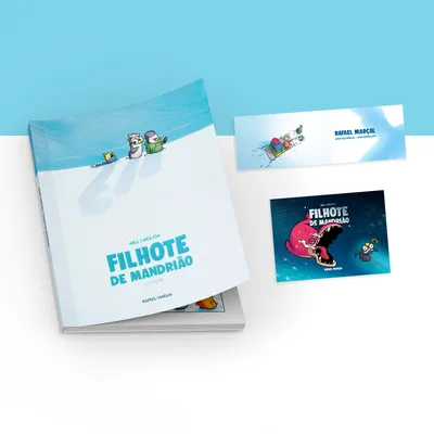 Filhote + Kit Marcador e Postal