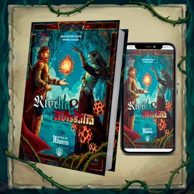 Livro Físico do Cenário de Rivélia e Abissália.