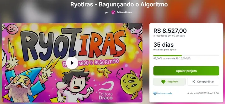 💥 O algoritmo SURTOU: + 40% da meta e tem quadrinho GRÁTIS (mas só hoje)!