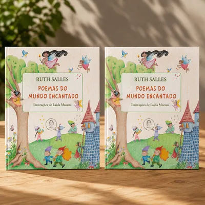 DOIS livros "Poemas do Mundo Encantado"