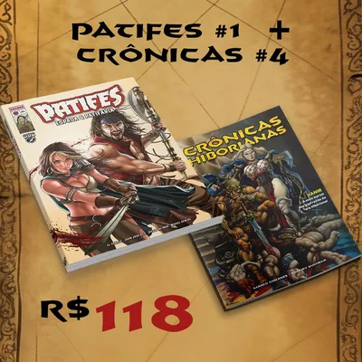 Kit Combo dos Bárbaros - Bram e Amra