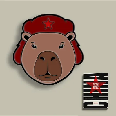 Livro + pin exclusivo "camarada capivara"