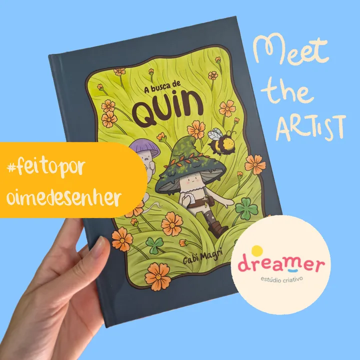 meet the artist: Gabi Magri, do Dreamer Estúdio Criativo - entre para o Clube de Fofuras e Correio Feliz e concorra a um prêmio #feitoporoimedesenher!