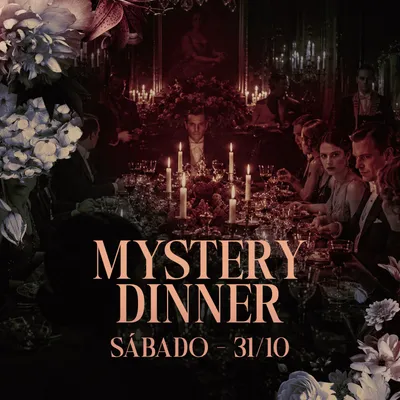Ingresso Sábado — Mystery Dinner - "O Fractal dos Bronfman"