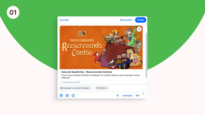 #01: Imagem de pré-visualização em links compartilhados