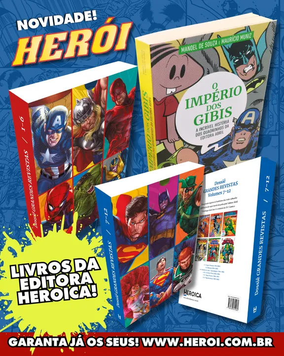 Novidade! Super livros da Editora HEROICA!