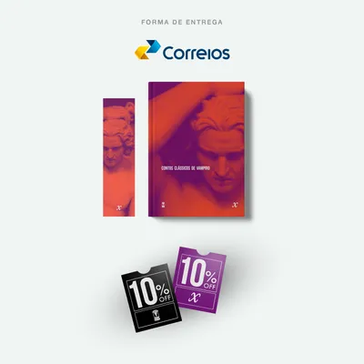 Contos clássicos de vampiro + marcador + cupom digital