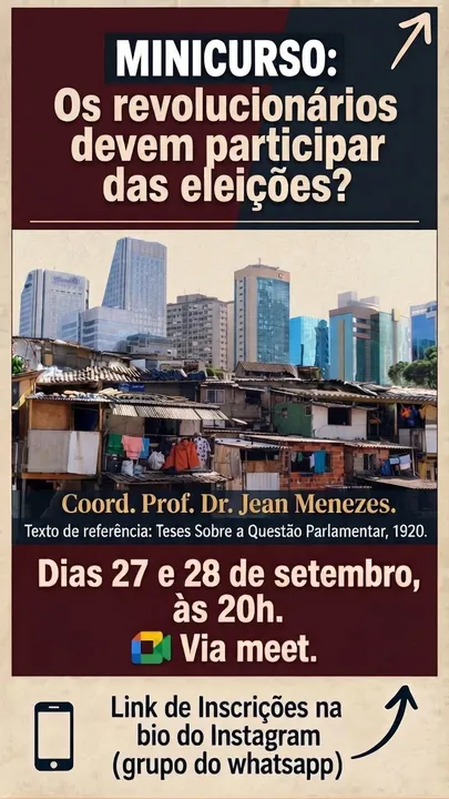 Os revolucionários devem participar das eleições?
