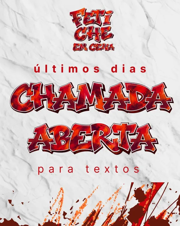 Últimos dias para enviar textos para Fetiche em Cena