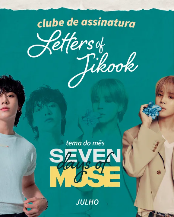Clube Letters of Jikook | Julho