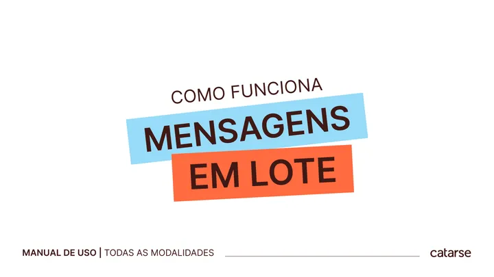 O que é mensagem em lote e como usá-la para recuperar apoios e assinantes
