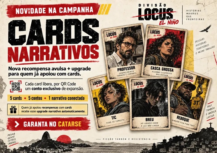 Novidade na campanha: Cards Narrativos