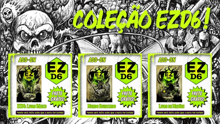 Linha EZD6 com descontos insanos! Complete sua coleção