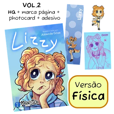 Lizzy - Volume 2 da Série Monster Gals Versão Física