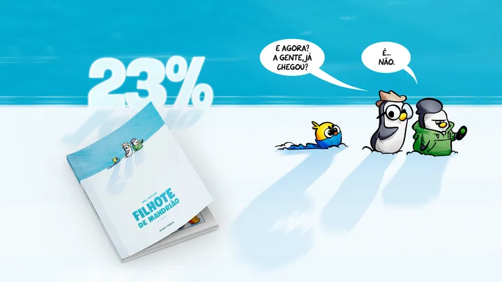 Vinte e três porcento e prévia do livro!