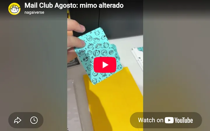 Mail Club Agosto: mimo alterado para melhor :)