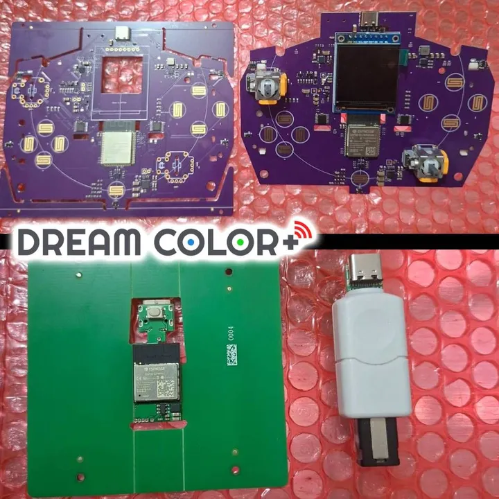 As PCBs finais do DreamColor chegaram — validação em andamento/The Final DreamColor PCBs Have Arrived — Validation Is Now Underway
