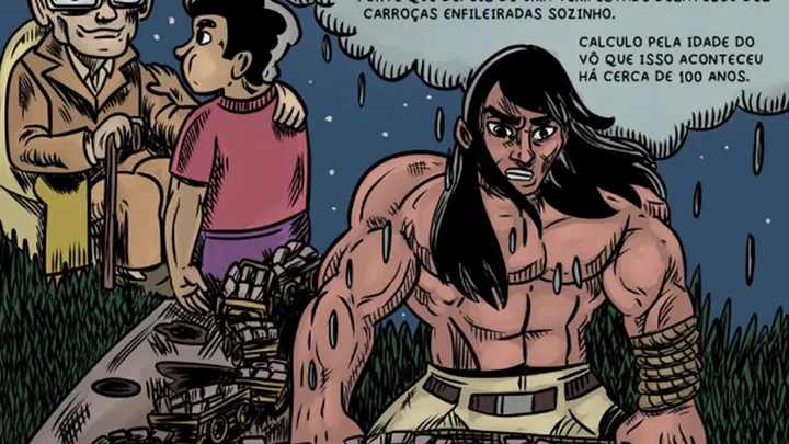 Leia com Preguiça, HQ de Fábio Biondo pra você ler, ver e ouvir