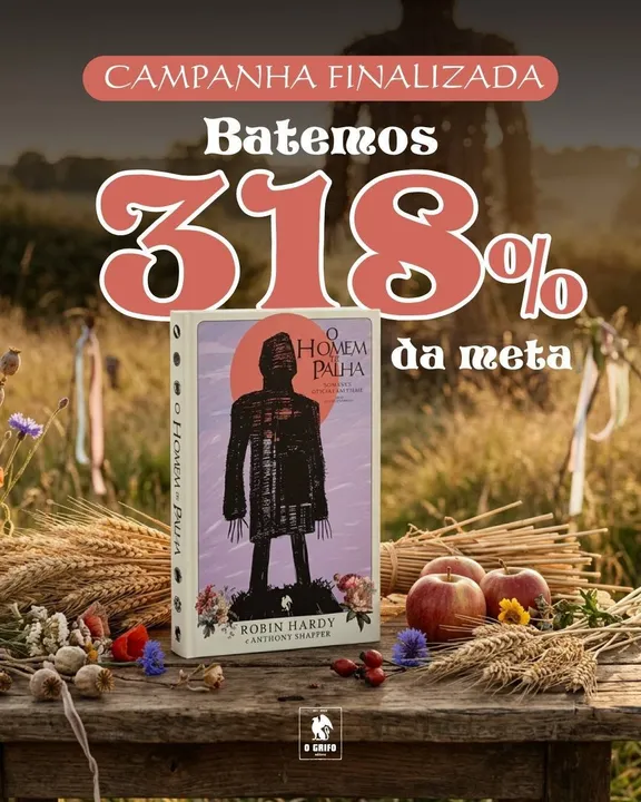 "O Homem de Palha": agradecimentos e cupom de desconto