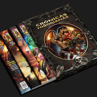 Kit Crônicas 1 (Capa Oficial e Variante), 2 e 3 + Luva Exclusiva