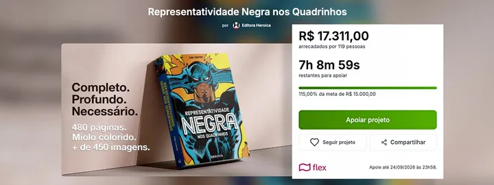 115% e contando...