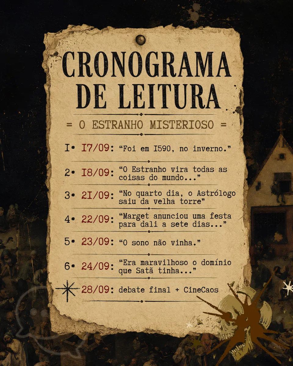 Vamos ler O Estranho Misterioso? LEITURA CAÓTICA #48 | Set/26