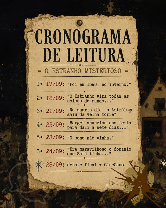 Vamos ler O Estranho Misterioso? LEITURA CAÓTICA #48 | Set/26
