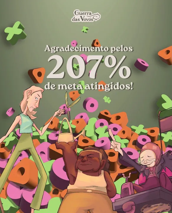 Batemos 207%!