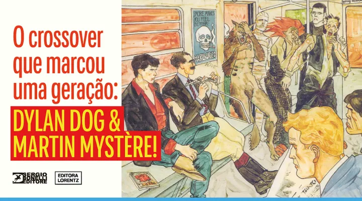 O icônico crossover Dylan Dog & Martin Mystère ainda está ao seu alcance!