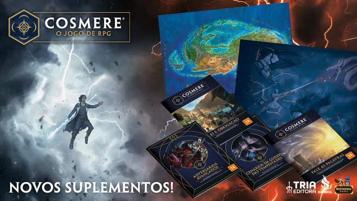 Começou a pré-venda de novos suplementos do Cosmere RPG!