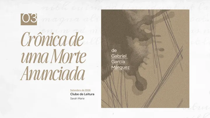 Leitura de setembro.