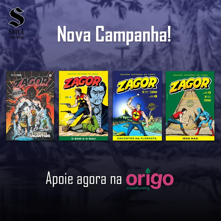 🚨 Nova campanha de Zagor no ar! Garanta já os seus exemplares
