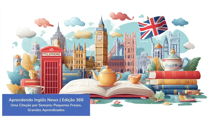 [ Aprendendo Inglês News | Edição 366 ]
Uma Citação por Semana: Pequenas Frases, Grandes Aprendizados
