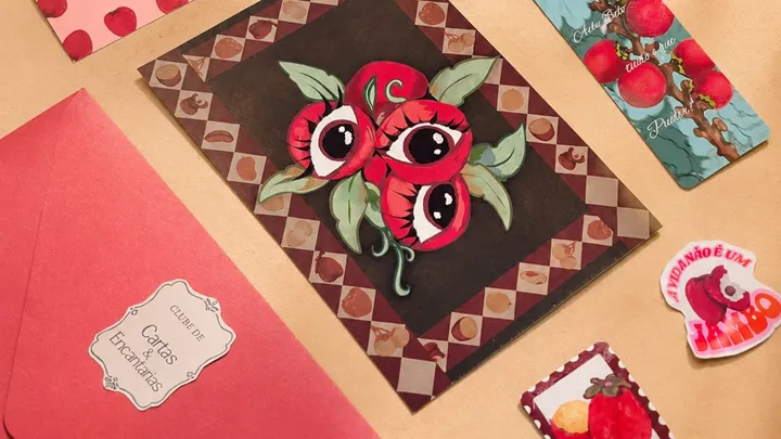 Cartas & Encantarias de Julho — Frutas Vermelhas Amazônicas