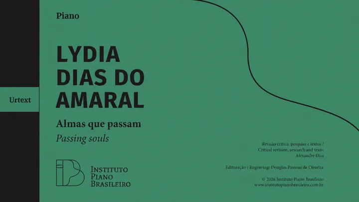 Edição Urtext IPB | Lydia Dias do Amaral - Almas que passam